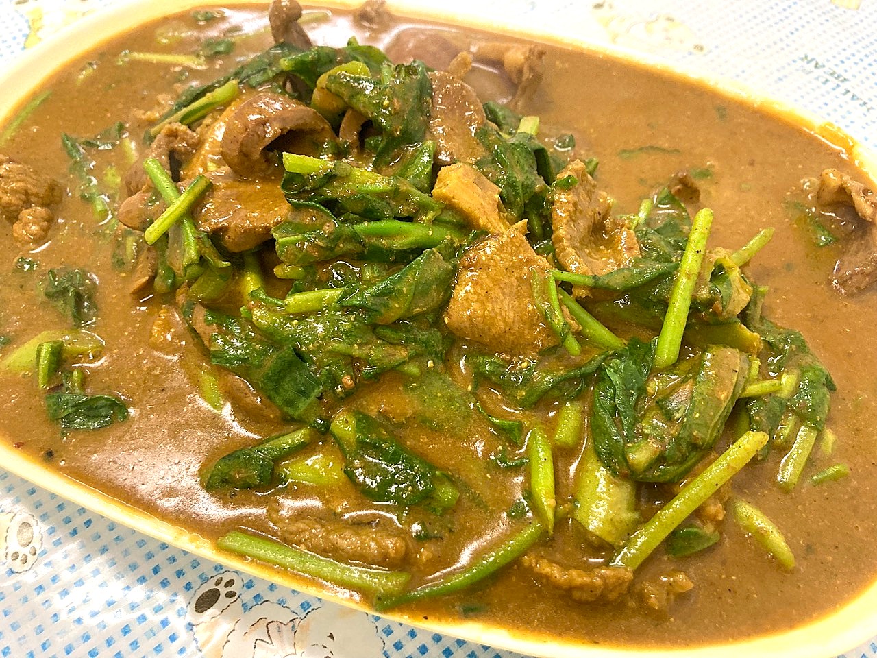 咖喱沙茶炒牛三鮮